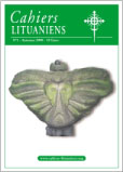 Cahiers Lituaniens N 1 - Kisielis