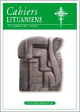 Cahiers Lituaniens N2 - Antinis